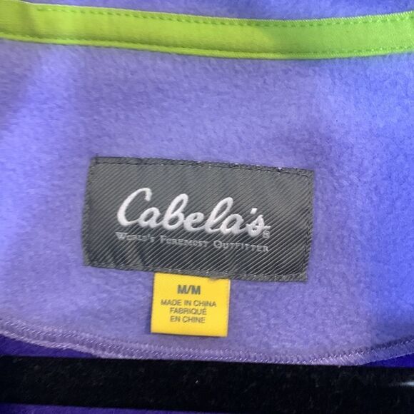 Cabela’s purple fleece jacket medium - Picture 7 of 8